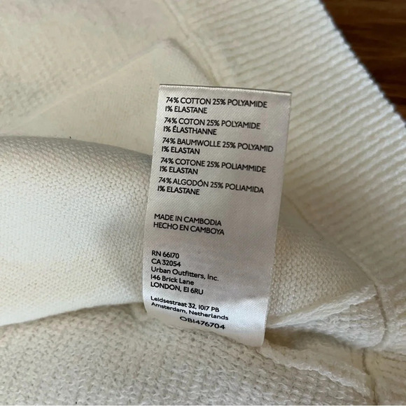 NWT Free People Ottoman Sweater Cardigan Color Ecru Size XS - Picture 9 of 9